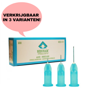 MESORAM naalden 27 G canules 27 G