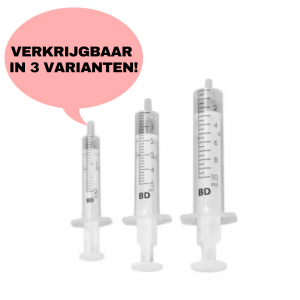 Discardit II wegwerpspuiten - 2ml / 5ml 10ml - 100 stuks BD
