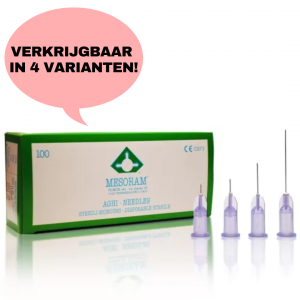 MESORAM naalden 30 G canules 30 G