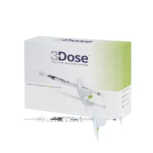 3Dose 125 Verde seringas dosadoras - 1 ml - 10 unidades