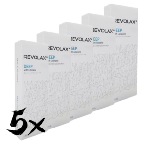 Revolax Deep com lidocaína 1 x 1,1 ml  - 5 embalagens