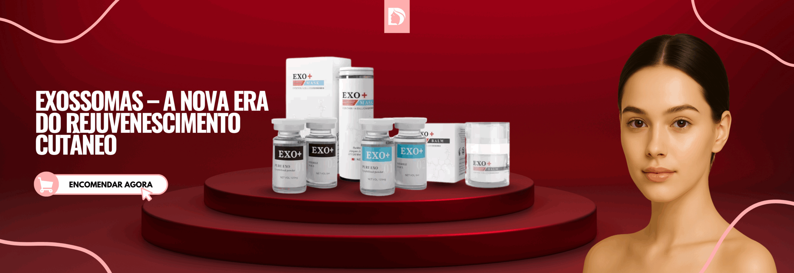 Dermal filler banner exosomen