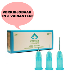 MESORAM naalden 27 G canules 27 G
